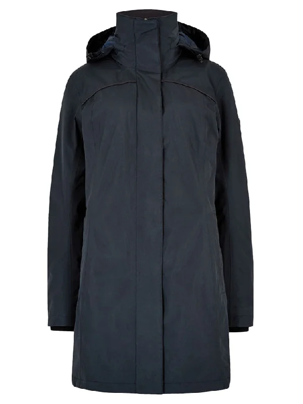 Beaufort Waterproof Coat - Navy Blouse Shirt Tunic