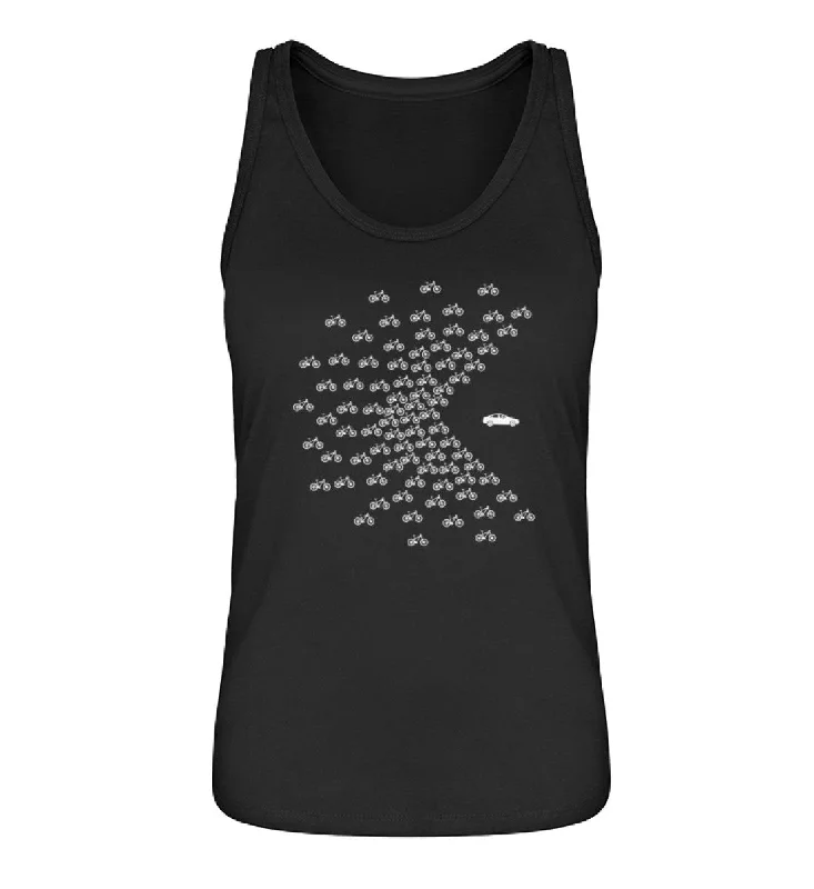 Fahrräder fressen Auto - Damen Organic Tanktop stylish tank top