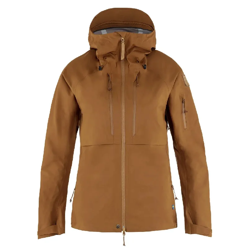 Fjallraven Womens Keb Eco Shell Jacket Chestnut Jersey Jacket Tulle Jacket Batik Jacket