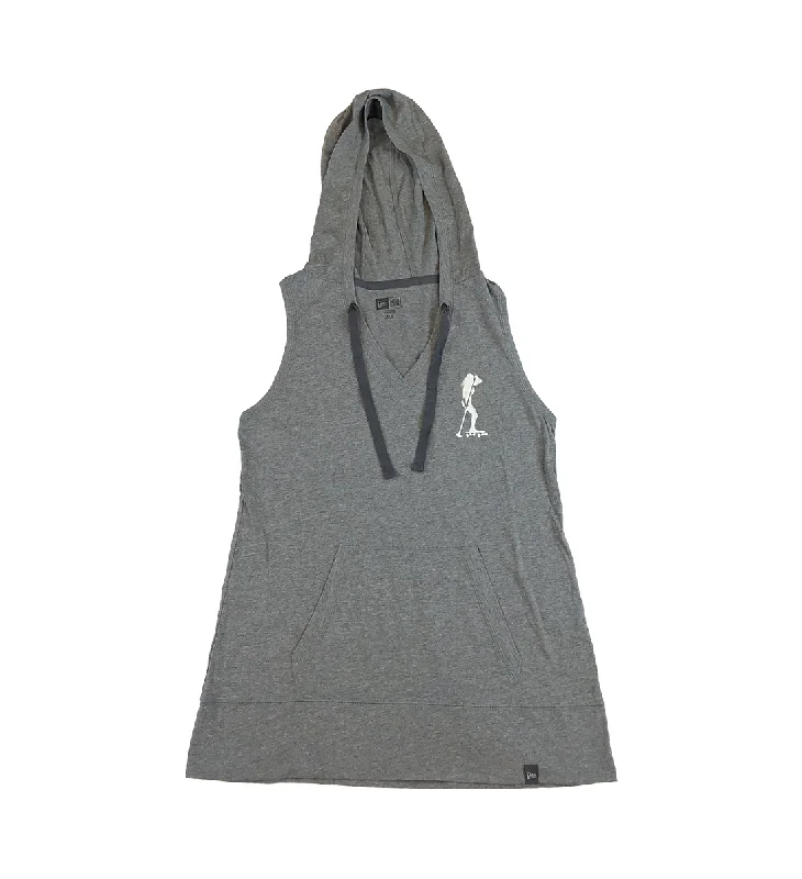 Land Paddle Life Tank Hoodie Shadow Grey Heather - Women print tank top