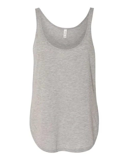 BELLA + CANVAS - Women's Flowy Tank with Side Slit - 8802 open back tank