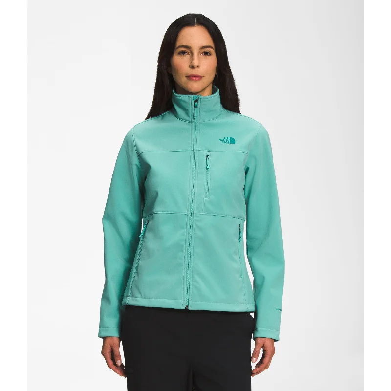 The North Face Women's Apex Bionic Jacket in Wasabi Boat Neck Shawl Collar Notched Collar