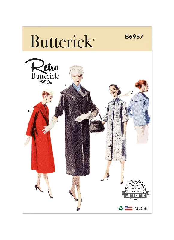 Butterick Pattern B6957 Misses Jacket Cardigan Sweater Pullover