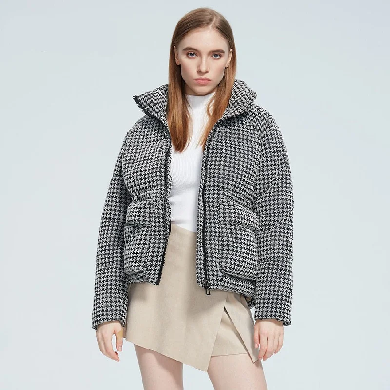 Milence - Pattern Coat Buttoned Toggled Snapped