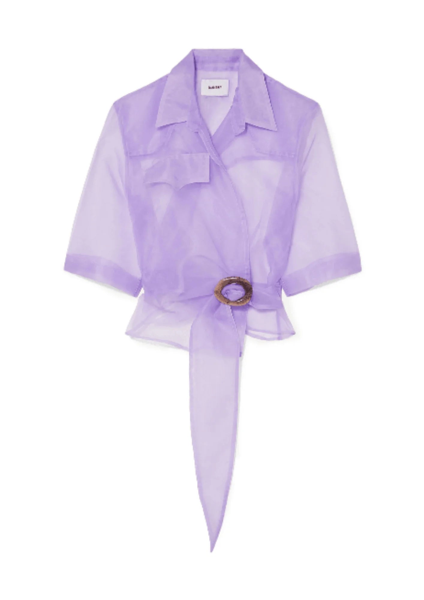LILAC TUSCAN ORGANZA TRENCH COAT A-Line Ball Gown Mermaid