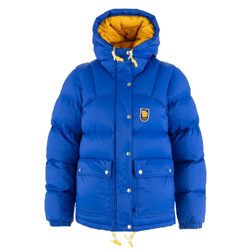 Fjallraven Womens Expedition Down Lite Jacket Grand Blue V-Neck Jacket Boat Neck Jacket Square Neck Jacket