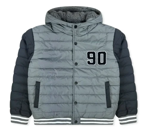 Youth Varsity Jacket with Sherpa Lining (24/Case) Rayon Fabric Velvet Fabric Corduroy Fabric