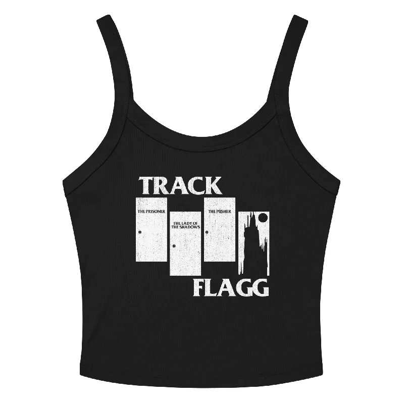 Track Flagg Women’s micro-rib tank top tie dye tank