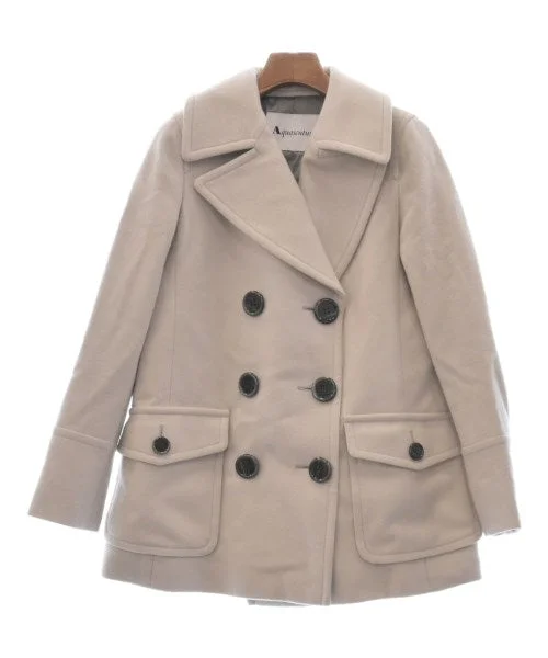 AQUASCUTUM Pea Coats Tie-Waist Belted Drawstring