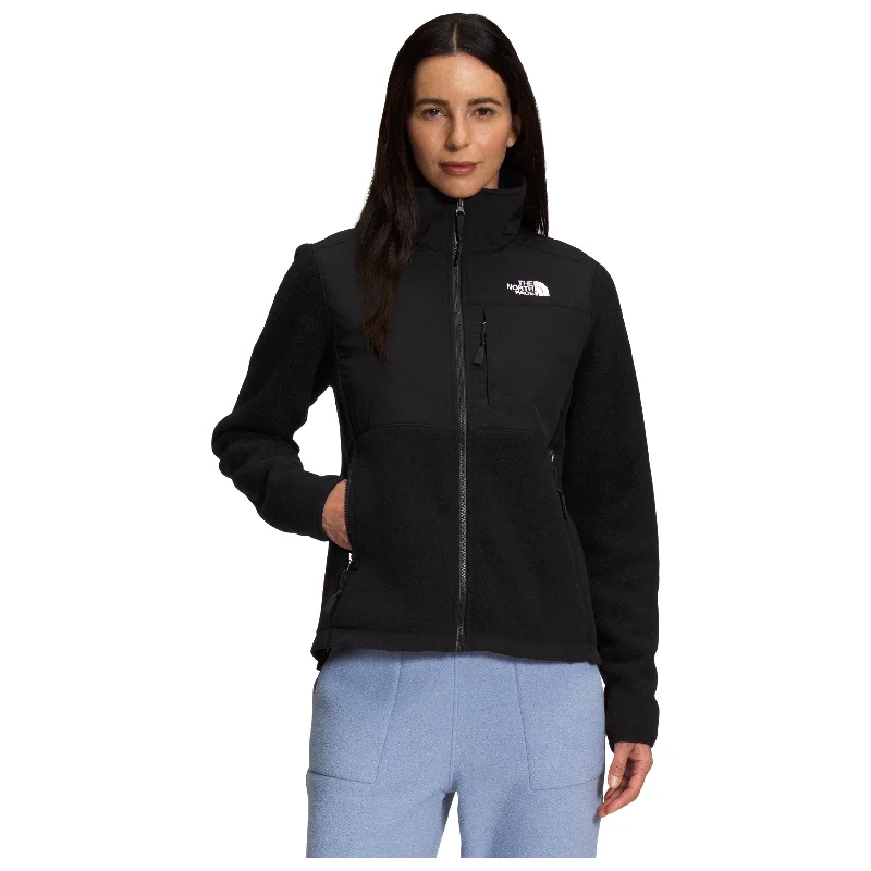 The North Face Women's Denali Jacket in TNF Black Knit Jacket Woven Jacket Fleece Jacket