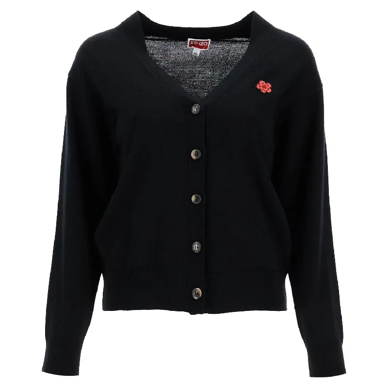 Kenzo lightweight wool cardigan Satin Blend Silk Blend Wool Blend