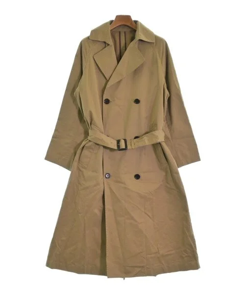 6(ROKU) Trench coats Buttoned Zippered Snapped