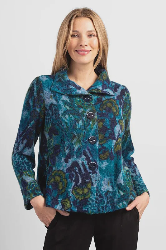 Habitat 50223 Knit Retro Jacket Embroidered Jacket Appliqued Jacket Beaded Jacket