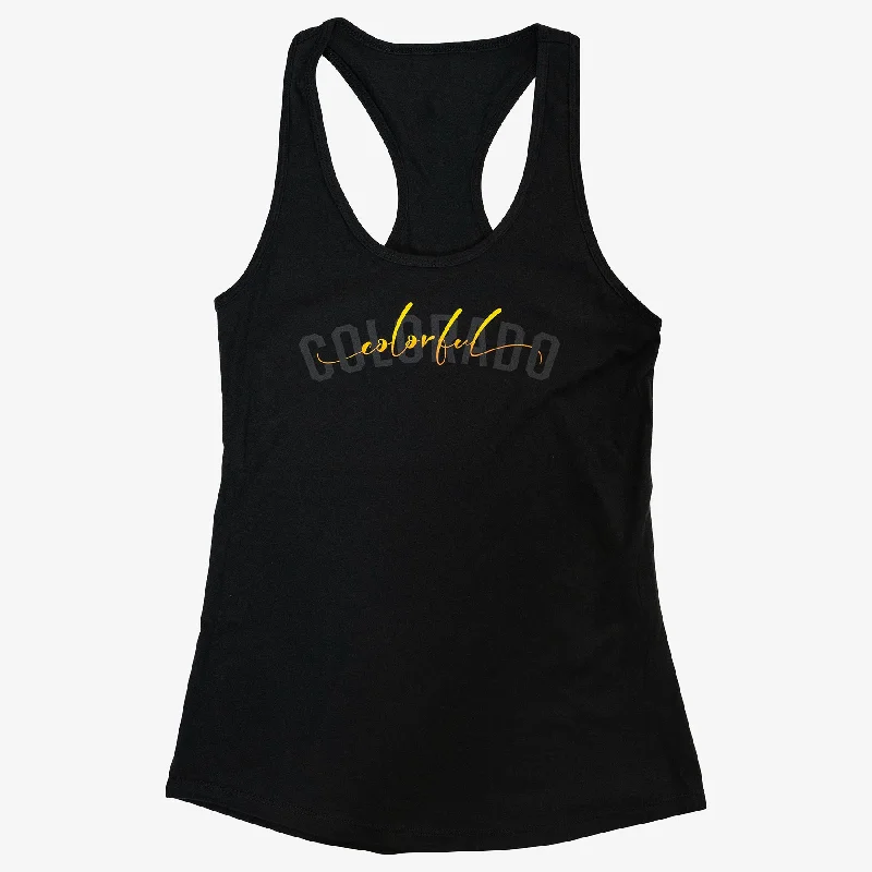 Women's Colorful Colorado Tank Top coral tank top