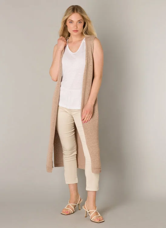 Yest Sand knitted cardigan Spandex Rayon Corduroy