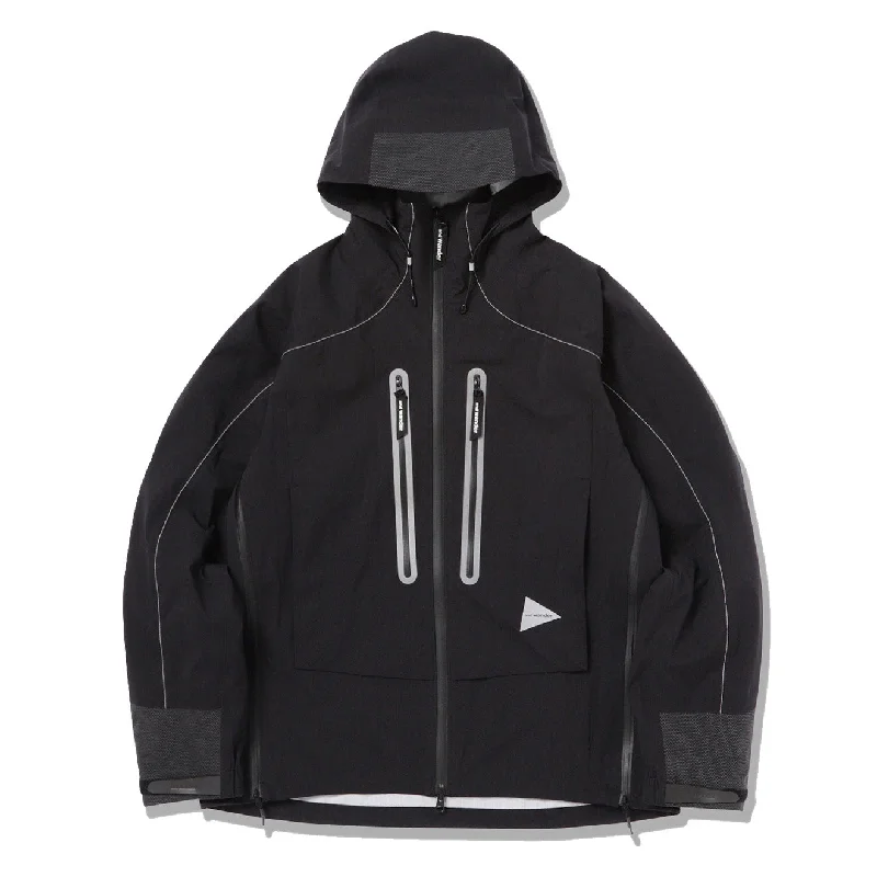 And Wander Womens Pertex Shield Rain Jacket Black Insulated Jacket Fitted Jacket Loose Jacket