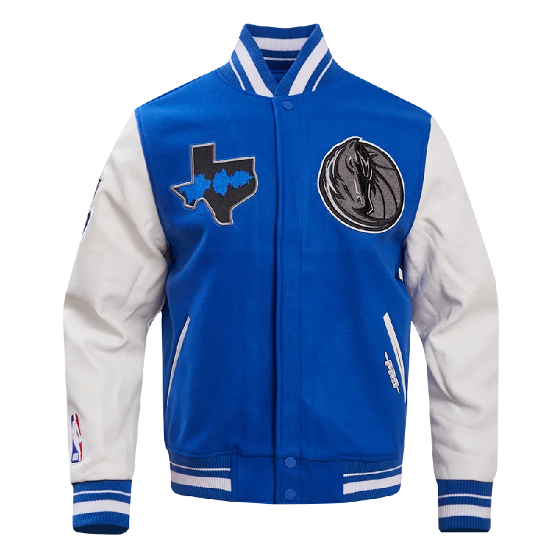 CHAMARRA NBA DALLAS MAVERICKS CHEST RIB WOOL VARSITY JACKET Fleece Jacket Down Jacket Feather Jacket CHAMARRA NBA DALLAS MAVERICKS CHEST RIB WOOL VARSITY JACKET Fleece Jacket Down Jacket Feather Jacket