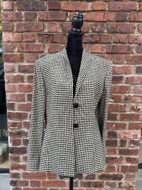 BARNEYS NY Wool & Cashmere LS Jacket / XL Faux Fur Jacket Real Fur Jacket Shearling Jacket