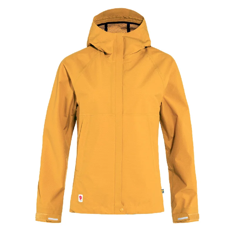 Fjallraven Womens HC Hydratic Trail Jacket Mustard Yellow Corduroy Jacket Velvet Jacket Brocade Jacket