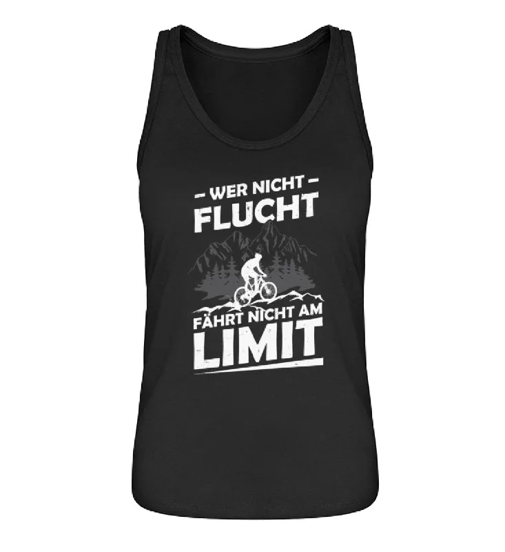 Wer nicht flucht wandert nicht am Limit - Damen Organic Tanktop cropped tank top