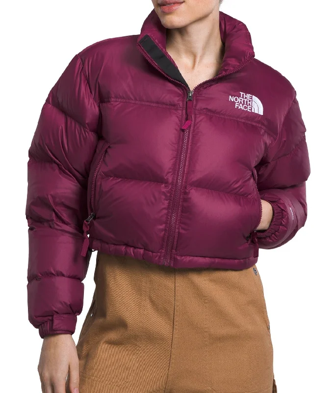 Women’s Nuptse Short Jacket Stand-Up Collar Roll-Neck Collar Turtle Neck