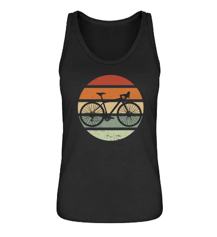 Fahrrad Vintage - Damen Organic Tanktop v-neck tank top