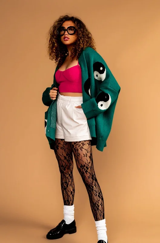 Main Character Energy Oversized Yin Yang Cardigan *RESTOCKED* Layered Multi-layer Single Layer Main Character Energy Oversized Yin Yang Cardigan *RESTOCKED* Layered Multi-layer Single Layer