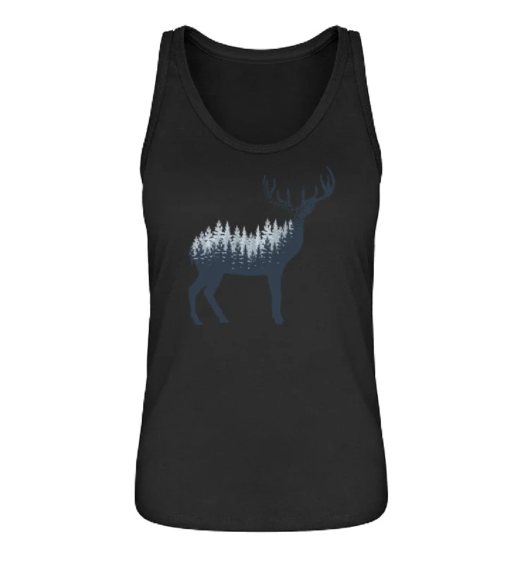 Hirsch Abstrakt - Damen Organic Tanktop halter tank top