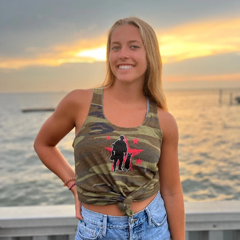 OG Logo Tank - Camo sequin tank top