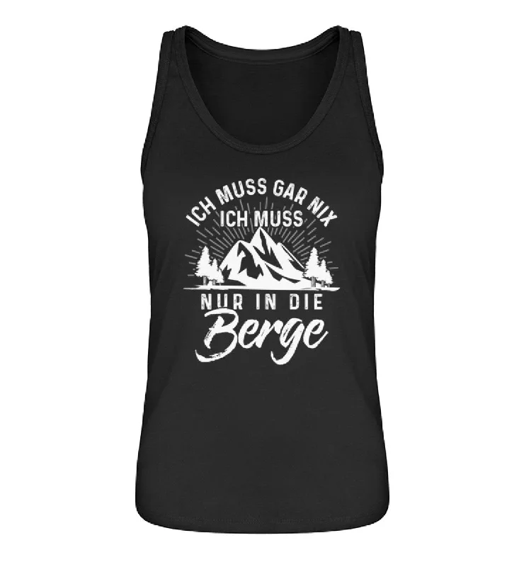 Ich muss nur in die Berge - Damen Organic Tanktop mint tank top