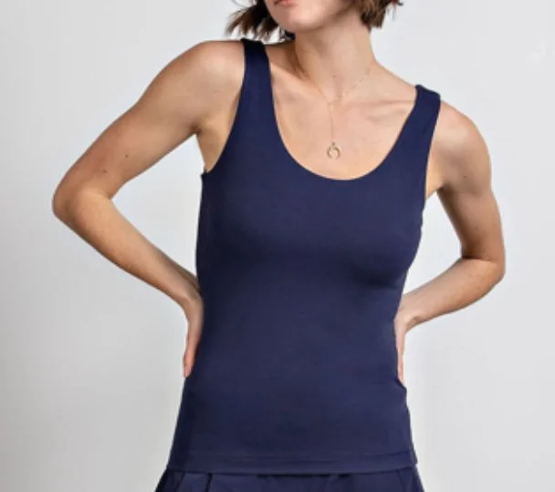 Sleeveless Tank T silver tank top