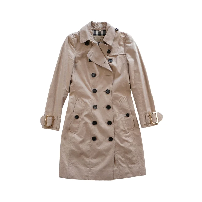 Burberry Trench Coat - Women's 4 Bomber Denim Leather