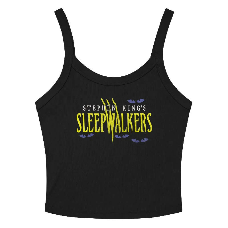 Sleepwalkers Women’s micro-rib tank top graphic tank top