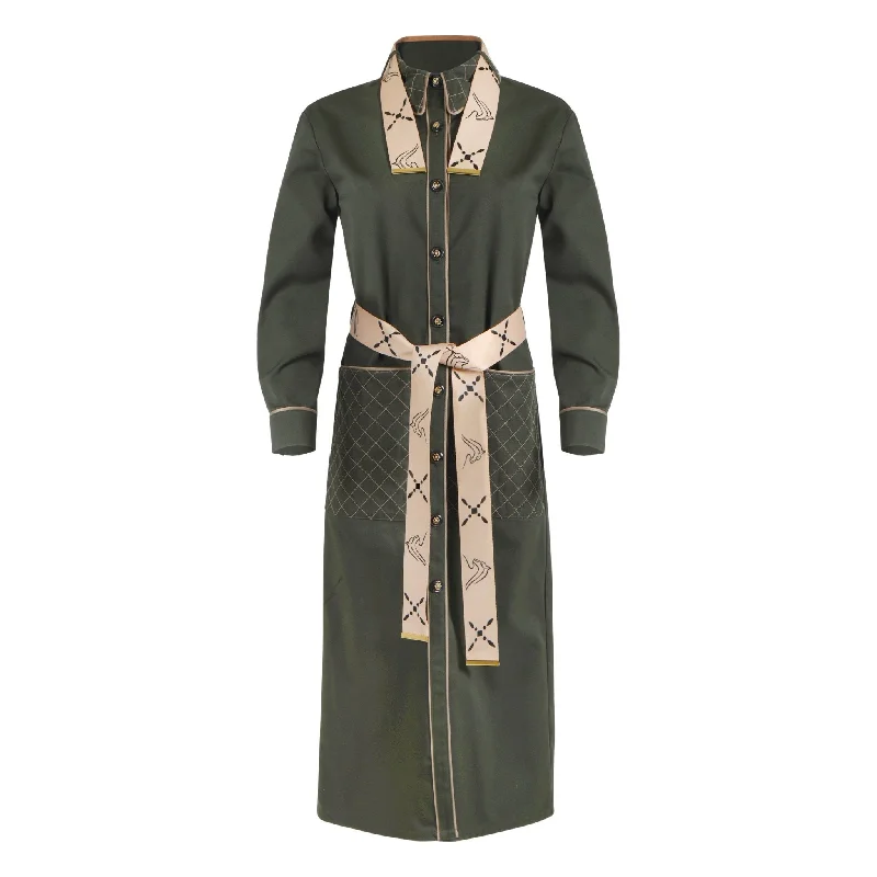 BEVERLY QUILTED COAT DRESS Lapel Coat Peter Pan Collar Coat Cowl Neck Coat
