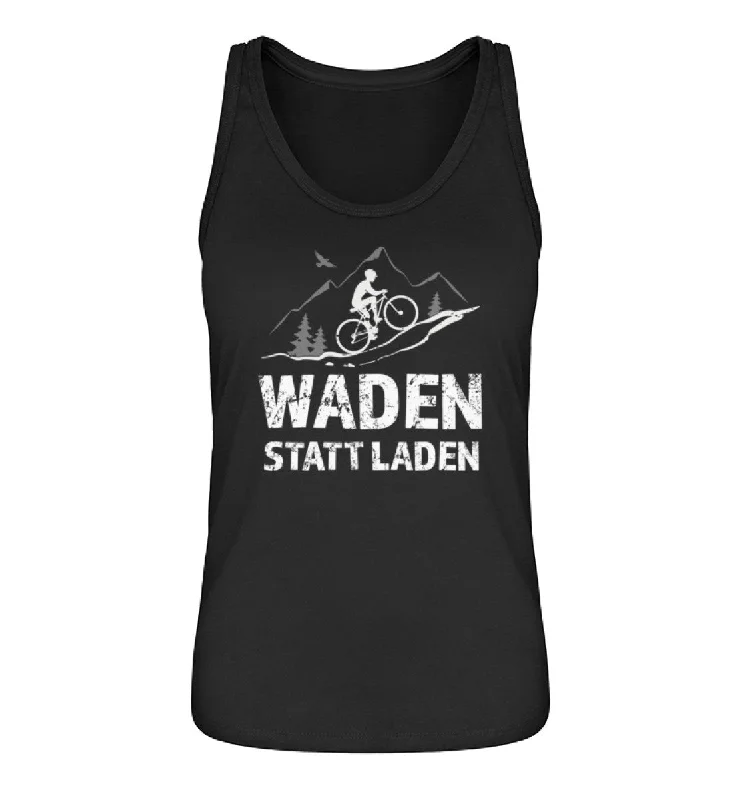 Waden statt laden - Damen Organic Tanktop grey tank top