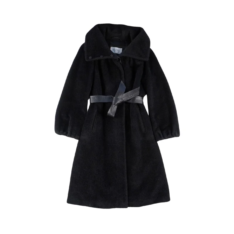 Max Mara Coat - Women's 14 Houndstooth Coat Plaid Coat Tartan Coat