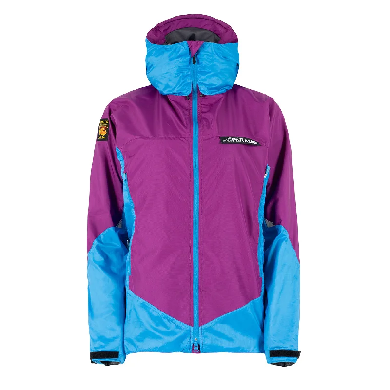 Paramo Womens Velez Jacket Foxglove / Neon Blue Elasticated Jacket Padded Jacket Insulated Jacket