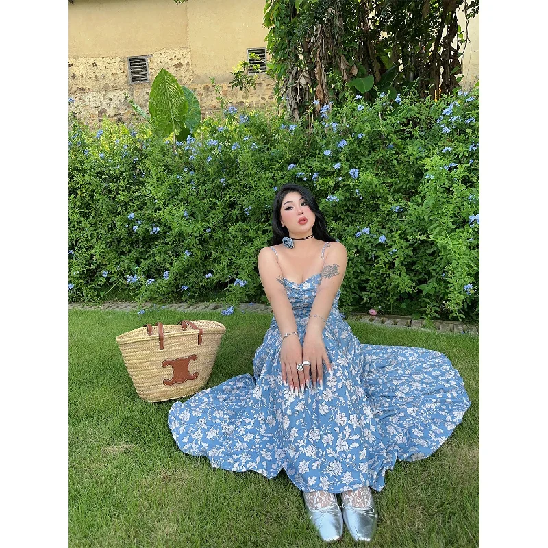 Blue skirt
