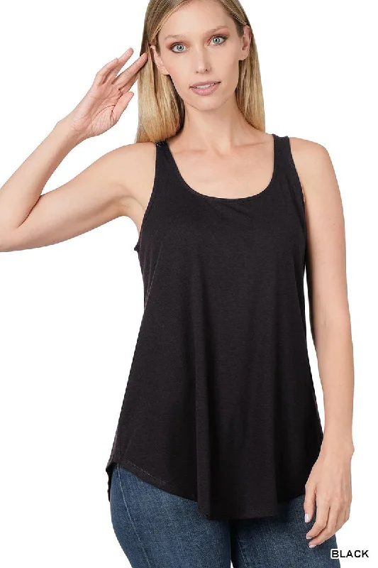 Classic Black Tank strapless tank top