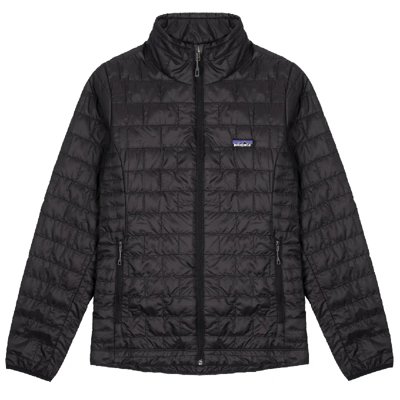 Patagonia Womens Nano Puff Jacket Black Quilted Jacket Puffer Jacket Insulated Jacket