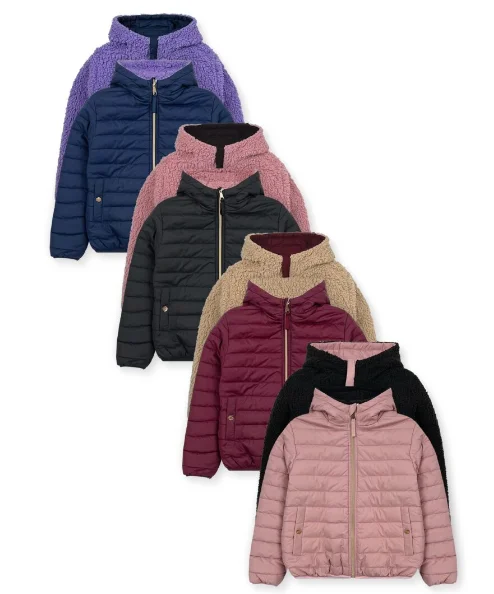 Girls Reversible Jacket (24/Case) Bomber Jacket Anorak Windbreaker