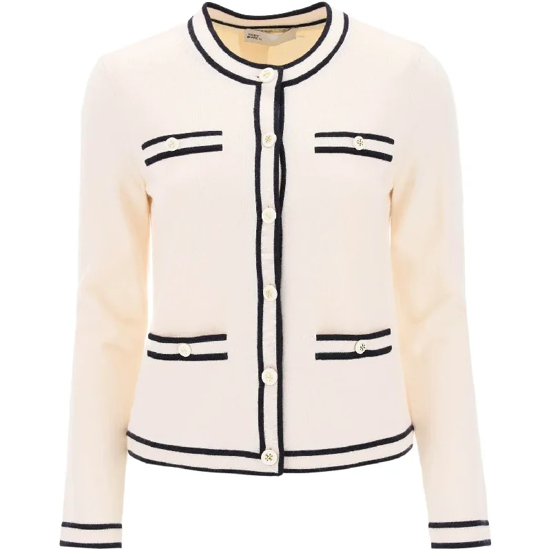 Tory Burch kendra merino wool cardigan Stylish Fashionable Trendy