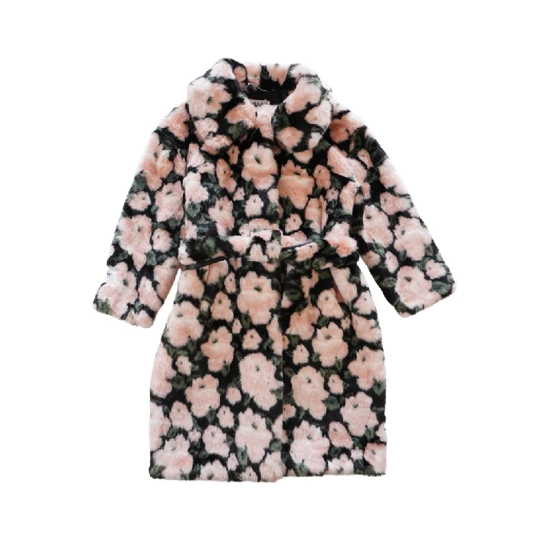 Jakke 'Katrina' Faux Fur Coat - Women's 6 Down Puffer Quilted