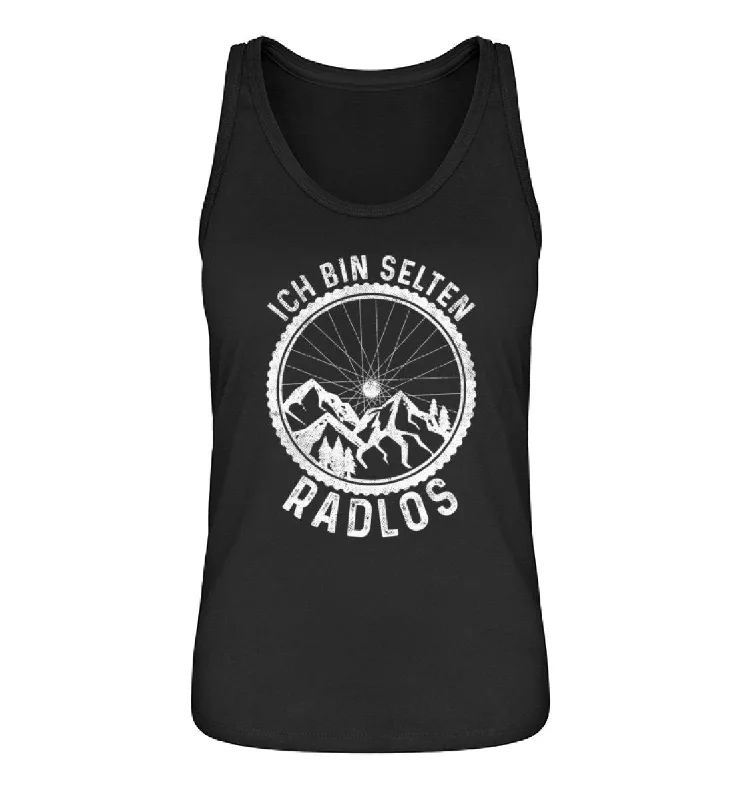 Ich bin selten radlos - Damen Organic Tanktop flexible tank top