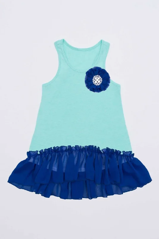 Hi-Lo Tank Top - Girls peekaboo tank top
