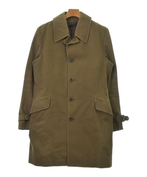 ADAM ET ROPE Soutien collar coats Off-the-Shoulder Jacket Double-Breasted Coat Single-Breasted Coat