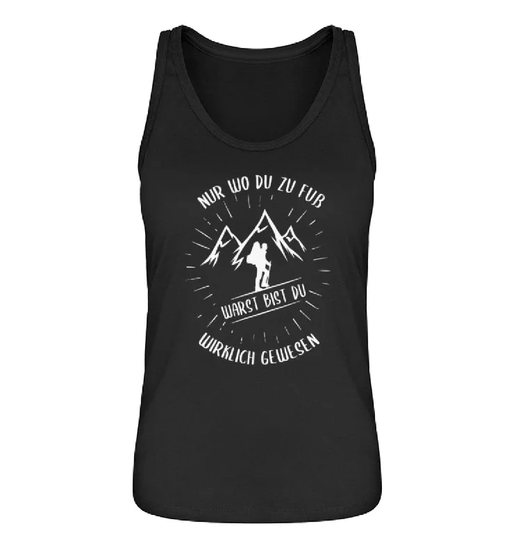 Nur wo du zu Fuß - Damen Organic Tanktop stretchy tank top