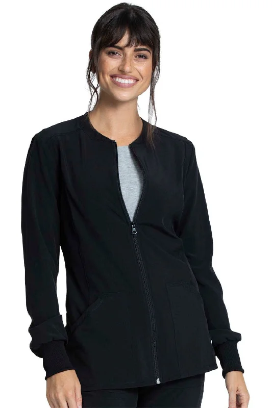 Cherokee Scrub Jacket Allura Zip Front CKA384 Cotton Fabric Linen Fabric Terry Fabric Cherokee Scrub Jacket Allura Zip Front CKA384 Cotton Fabric Linen Fabric Terry Fabric