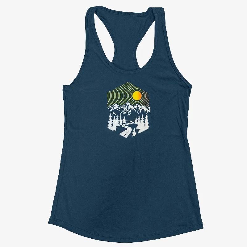 Women's Scenic Colorado Tank Top turquoise tank top