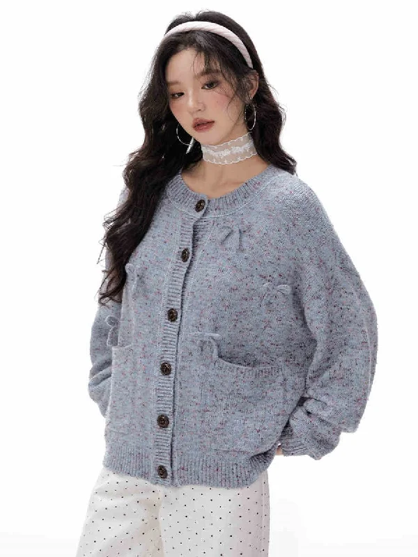 Loose Bow Color Loop Velvet Knitted Cardigan IMO0060 Faux Fur Fabric Real Fur Fabric Shearling Fabric Loose Bow Color Loop Velvet Knitted Cardigan IMO0060 Faux Fur Fabric Real Fur Fabric Shearling Fabric